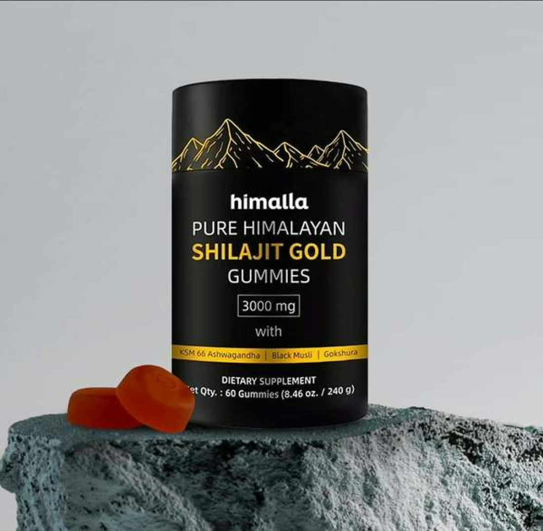 Shilajit Gummies bottle and hero image