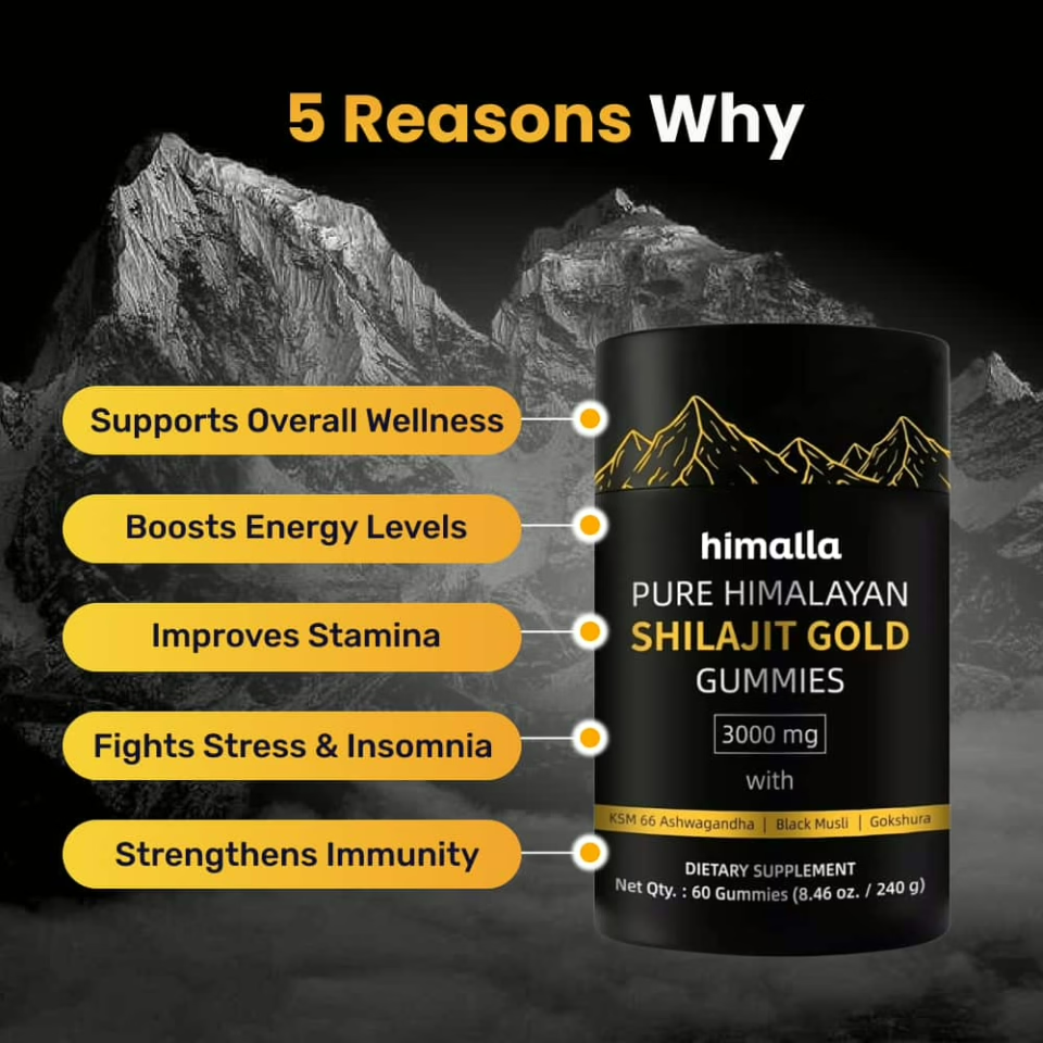 Five reasons why Shilajit Gummies